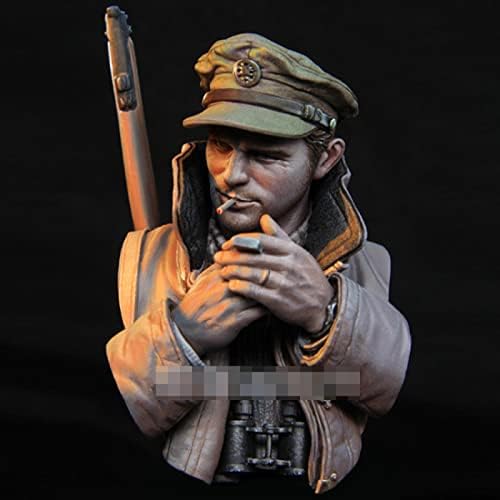 Goodmoel 1/10 WWII British Soldier Soldier Model de bust / Soldat neasamblat și nevopsit Kit Die Died / LW-526