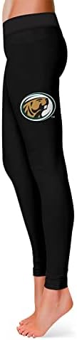Vive La Fete Bemidji State Beavers Leggings Women in Black cu logo pe coapsă