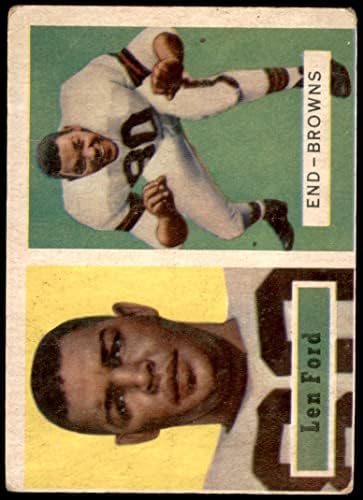 1957 Topps 147 Len Ford Cleveland Browns-FB Fair Browns-FB Michigan/Morgan St