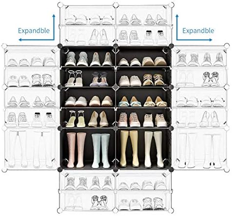 Maginels Organizator de pantofi pentru încălțăminte cu 48 de perechi pentru încălțăminte pentru încălțăminte DIY Stocare pentru