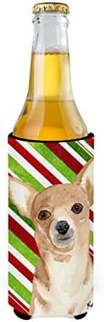 Caroline's Treasures rdr3010muk Chihuahua bomboane trestie de Crăciun Ultra hugger pentru conserve subțiri, poate răcire cu