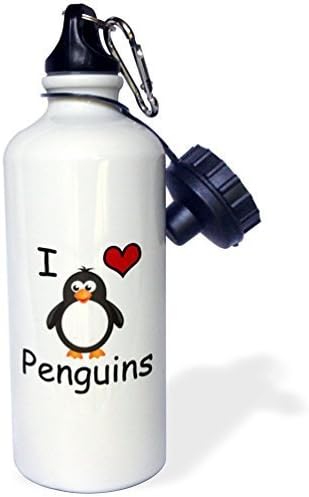 Gift sticla de apă Moson, ador pinguini sticla de apă din oțel inoxidabil alb pentru bărbați 21oz