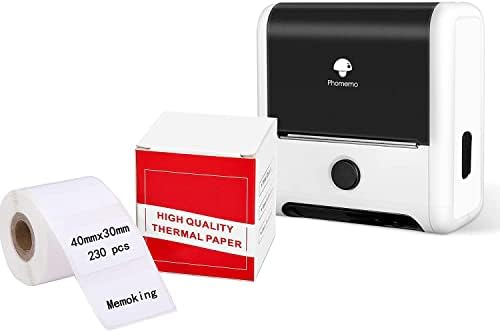 M200 Label Maker Machine - imprimantă portabilă Bluetooth thermal Label Maker compatibilă cu Android & amp; iOS cu o singură