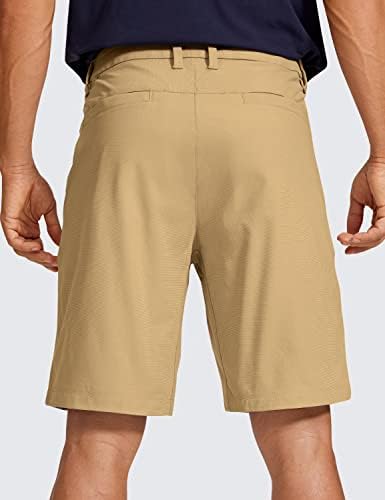 CRZ YOGA YOGA pentru bărbați pentru bărbați Confort Pantaloni scurți de golf - 7 / 9 '' Stretch Lightweight Work Casual Farouri