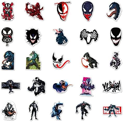 Venom Stickers lasă să existe Carnage Eddie Brock Decal Stickers pachet 50pcs-costuri pentru laptop pentru călătorii pentru