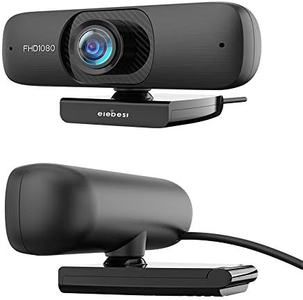 Webcam cu microfon, 1080p frumusete 360 unghi de rotație pentru calculator USB Streaming Camera