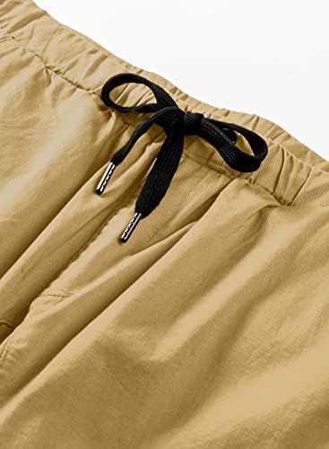 Pantaloni de marfă de modă pentru bărbați JMierr - bumbac casual, cu bumbac, cu bumbac, twill talkstring joggers atletic, cu
