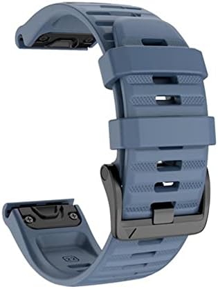 BUDAY 26 20 22mm Silicon Quick Release Watchband curea pentru Garmin Fenix 7x 6x ceas EasyFit curea de bandă pentru încheietura