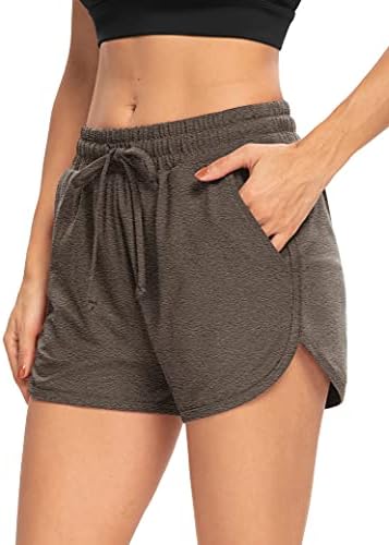 Pantaloni scurți pentru femei ZJCT pantaloni scurți Casual de antrenament Yoga de vară pantaloni scurți de pijama Loose Comfy