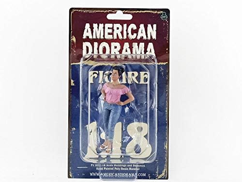 American Diorama 38182 Mașină Miniaturală De Colecție-Bej / Albastru / Roz