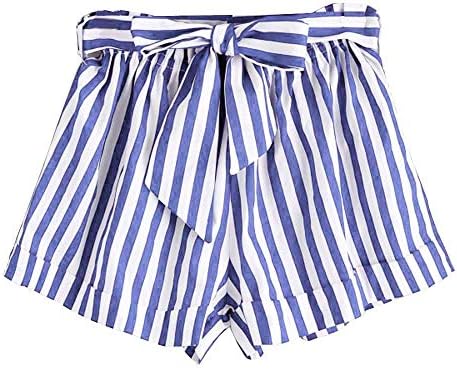 Pantaloni scurți pentru femei Pantaloni scurți de vară vara, doamnă pantaloni de plajă pantaloni pantaloni cu dungi pantaloni