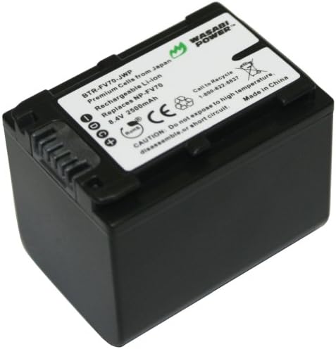 Baterie de alimentare WASABI pentru Sony NP-FV70 și Sony DCR-SR15, SR21, SR68, SR88, SX15, SX21, SX44, SX45, SX63, SX65, SX83,