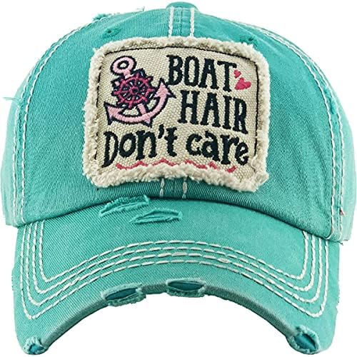 Părul de barcă nu -i pasă pălăria de baseball din bumbac vintage pentru femei