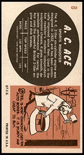 1961 Topps 8 A.C. ACE EX/MT