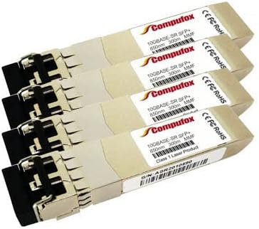 Compufox FG-TRAN-SFP+SR 10 GB Transceiver compatibil pentru Fortinet FortiGate 1500DT. 4 pachet.