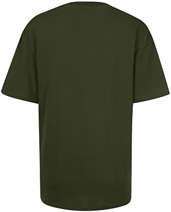 Doamnelor de vară Echipaj de toamnă Neck Bluză haine Fashion Bumbac Graphic St. Patrick's Day Top pentru fete adolescente 5k