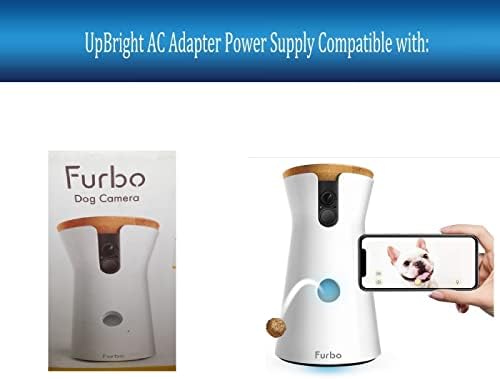 Adaptor de ac/DC UPBRIGHT 5V+Cablu de încărcare micro USB compatibil cu camera de câine Furbo Trossing HD WiFi Camera pentru