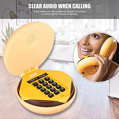 Klhhg emulațional Hamburger Telefon Fâșie telefon fix pentru decorare acasă