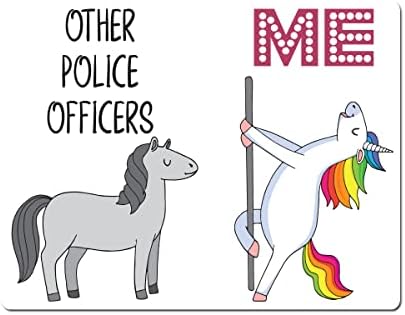 Cană de lapte proiectează alți ofițeri de poliție Cal de bază, eu unicorn plin de glamour de 4 inci de culoare de vinil de