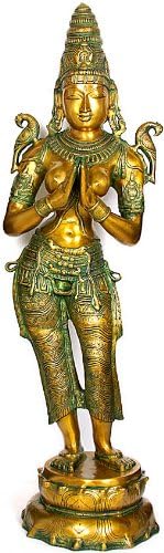 Dwara -Devi - Sculptură de alamă