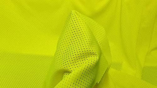 Pico Textile Neon Galben Poliester Pro Mesh Tesatura Jersey Grele - 20 De Metri Bolt - Multi Colectie-Stil 52513
