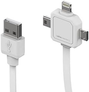 Cablu USB Power 9002 / UC80CN cu conector USB micro-USB și Mini