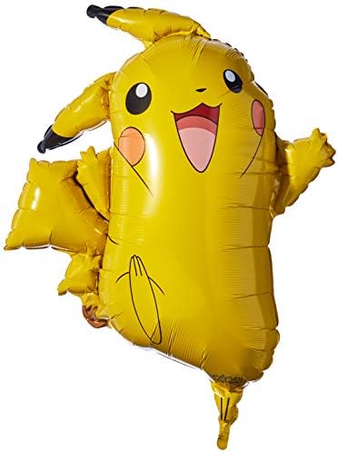 Anagrama Pikachu Supershape Folie Balon, 31& 34;, Multicolor