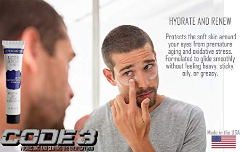 Cod 3 Protecția ochilor pentru bărbați- Cea mai bună cremă de ochi anti-îmbătrânire cu cofeină și acid hialuronic pentru a