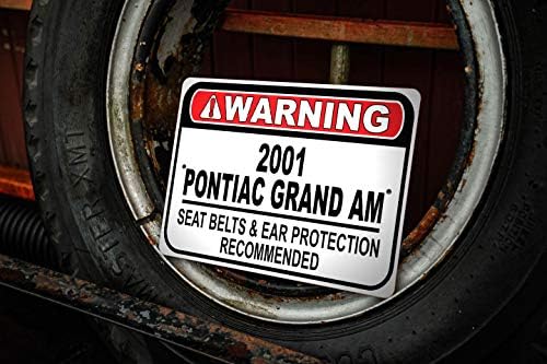 2001 01 Pontiac Grand Am Belt Seach Belt Recomandat Fast Semn, semn de garaj metalic, decor de perete, semn auto GM - 10x14