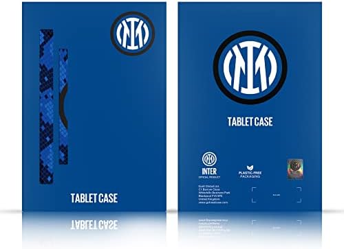 Head Case Designs autorizat oficial Inter Milan Inter Milano Logo Badge Badge Coperty Carte Portofel Compatibil cu Apple iPad