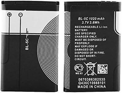 XHDATA BL-5C 3.7V 1020MAH Bateria reîncărcabilă adecvată pentru radioul de uz casnic cu protecție curentă 96pc