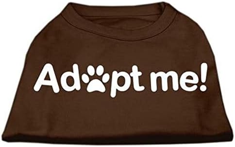 Mirage Pet Products Adopt Me Screen Print Shirt, 3x-mare, galben