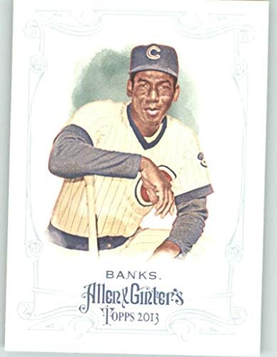 2013 Topps Allen și Ginter 25 Ernie Banks Cubs MLB Baseball Card NM-MT