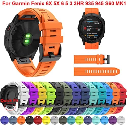 SNKB 26 22 20mm Watchband curea pentru Garmin Fenix 7 7x 7S ceas cu eliberare rapidă Silicon EasyFit curea pentru încheietura