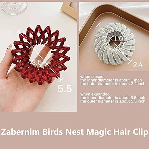 Amapt Birds Nest Clip Magic Hair, Accesorii Bun pentru femei pentru femei