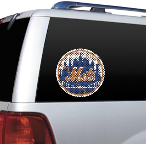 MLB New York Mets Die Cut fereastră Film