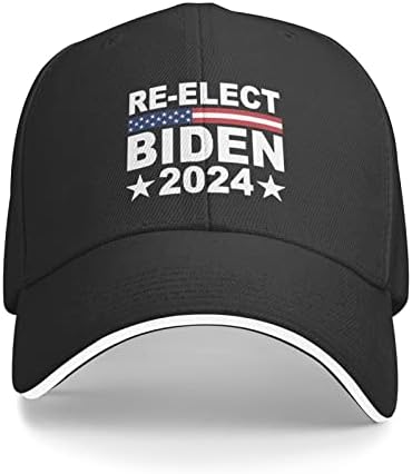 Re-Alegeți Joe Biden 2024 Pălărie De Baseball Retro Șepci De Baseball Sandwich Reglabile Clasice Unisex