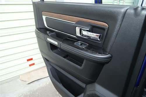 hageza moale fibra de Carbon interior usa Cotiera mâner Cover fereastra Lift Switch decorative Trim pentru Dodge Ram 2010-2015