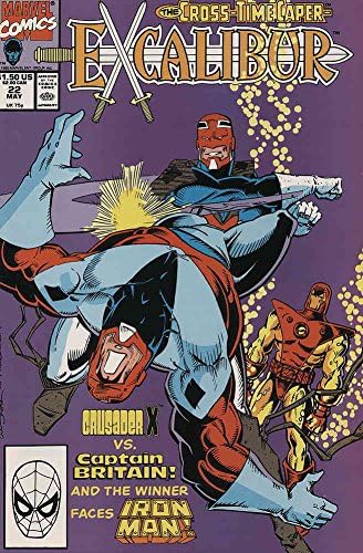 Excalibur 22 VF; carte de benzi desenate Marvel / Chris Claremont Caper de timp încrucișat