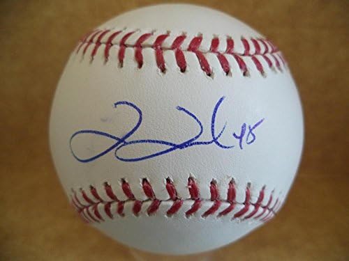 Jim Johnson Los Angeles Angels a semnat autografat M.L. Baseball w/coa - baseball -uri autografate