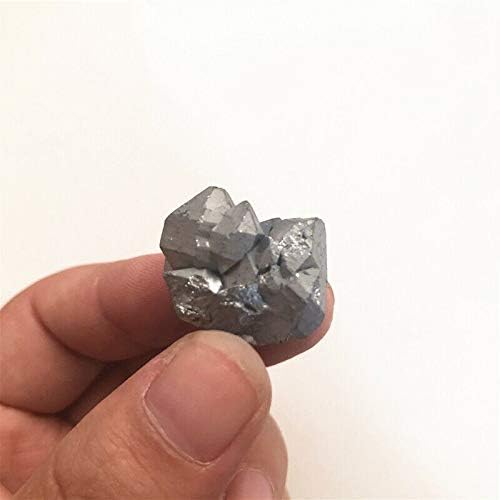 Ruitaiqin Shitu 50g 10-30mm Electroplate Silver Titanium Aura Ametist Schelet Scheletic Puncte Cristal Cristal Vindecare Pietre