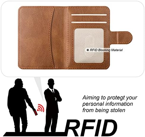 Bocasal portofel caz pentru iPhone 13 Pro compatibil cu MagSafe magnetice RFID blocare detașabil Premium PU piele Flip caz