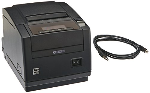 Citizen America CT-S801S3UBUBKP imprimantă termică POS din seria CT-S801 cu senzor PNE, ieșire superioară, viteză de imprimare