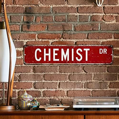 Chimist retro metal perete semn chimist cadou fermă semne personalizate semn de stradă personalizare profesie placă perete
