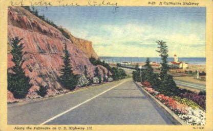 California Highway, California Postcard