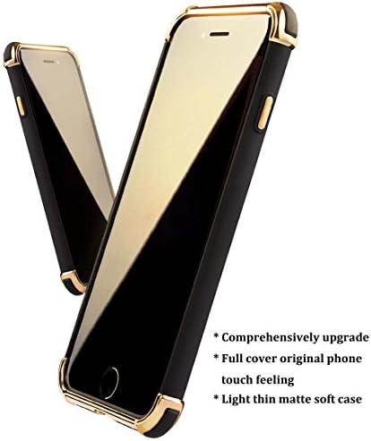 Carcasă iPhone 7 Plus, carcasă pentru iPhone 7 iPhone 7 Plus Plus, Stiluri 3 în 1 Carcasă de lux electroplată pentru șocuri