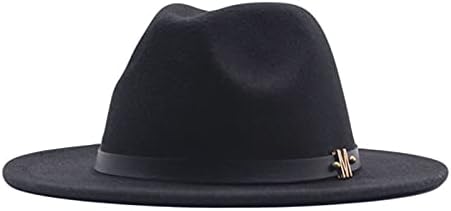 Respirabil Mens Pălărie Centura Pălărie Fedora Cataramă Floppy Pălărie Panama Accesorii Lână Largă Femei Clasic Baseball Capace