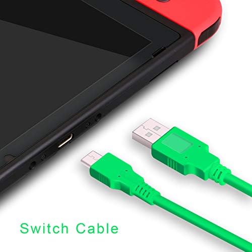 Încărcător Echzove Compatibil cu comutatorul Nintendo, cablu de încărcare compatibil cu comutatorul Nintendo, cablu încărcător