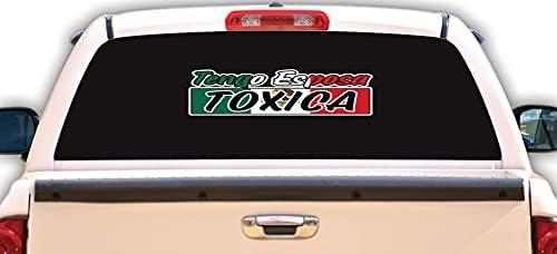 X grafică TENGO ESPOSA TOXICA DECAL AM VINERI Laptop Vinil Sticker Toxic Troka