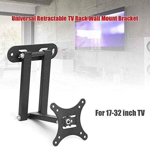 YGQZM Universal 17 până la 32 inci TV TV TV Foaie suport pentru montare multifuncțională reglabilă LCD LED Rack TV